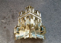 Kundengebundene Jungfrau-Plastikschatulle bringt blasses Goldenes im amerikanischen Stil mit Kathedrale in Verlegenheit