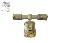 Goldener Begräbnis- Metallschatullen-Griff-erwachsene Europa-Art H9023 besonders angefertigt