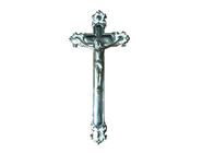 Pp. bereiten Plastik-Jesus-Kreuz, Sarg-Dekorations-Schatullen-Kruzifix 38,5 × 18,5 cm auf