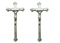 Begräbnis- Jesus-Dekorations-Sarg-Kruzifix-Größe 38,5 × 18,5 cm pp. bereiten Materialien auf