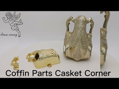 Ein Begräbnis aus Kunststoff, Ecke für Särge PP / ABS Material 17kg / 16kg Gold