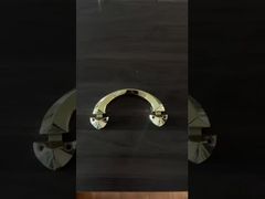 Hochwertiger Sarggriff aus Zinklegierung TX F03, Gold-Finish