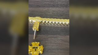 Hochwertige, gedrehte Sarggriffe im Vintage-Stil, langlebige Bestattungsbeschläge