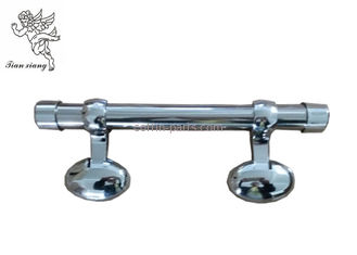 Standard Zinc Coffin Handles Shining Silver Color , Eggs Pattern Casket Handles Wholesale