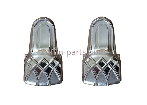 PP Or ABS  Material Funeral  Coffin Decorative Coffin Parts  With Steel Bars