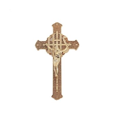 Sarg-Querkruzifix-Goldfarbe Jesuss 3# Quer-pp. materieller Schatullen-