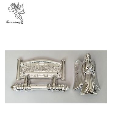 Pale Gold Coffin Swing Handles afrikanisches Plastik der Art-ABS-pp.