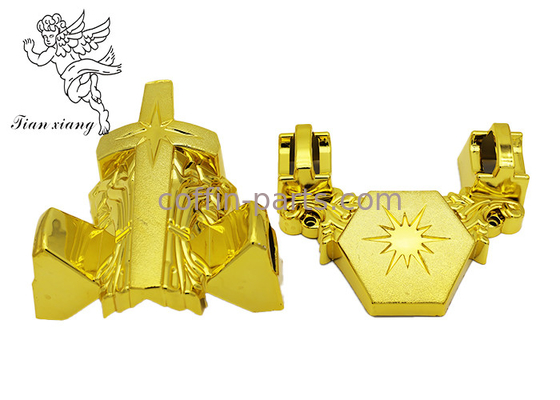 Casket Corner Iron Tubes Parts Of Coffin Plastic Gold Color