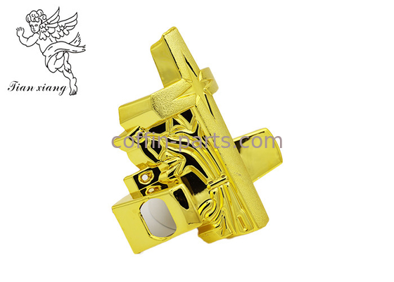 Casket Corner Iron Tubes Parts Of Coffin Plastic Gold Color