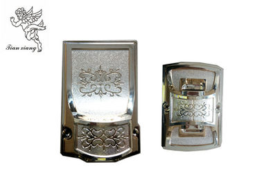 Silver PP Virgin Plastic Coffin Decoration Casket Corner with Iron tubes