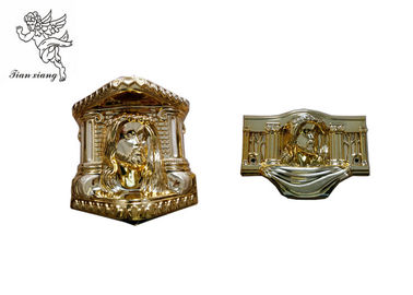 Funeral Christ Pattern Coffin Ornaments , Funeral Products PP Recycle Materials