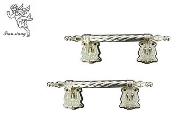 Metal Casket Swing Handle Zinc Alloy Material Strong Coffin Hardware European Style