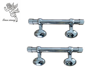 Standard Zinc Coffin Handles Shining Silver Color , Eggs Pattern Casket Handles Wholesale