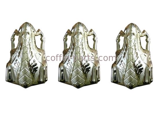 Coffin Decoration Casket Accessories Pale Gold Plastic PP Recycle Material