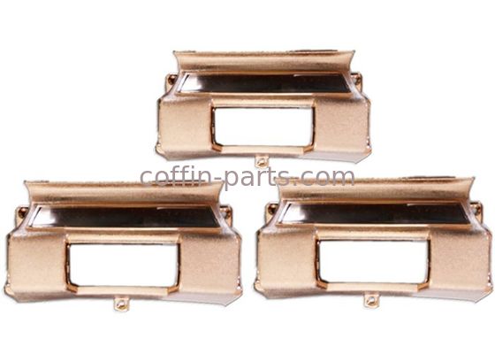 Standard Style Copper Plastic  Funeral Furniture Coffin Parts Casket Corner With PP Plastic