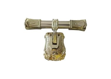 Funeral Casket Accessories Aluminum , Decoration Swing Coffin Handles Luxury Pattern