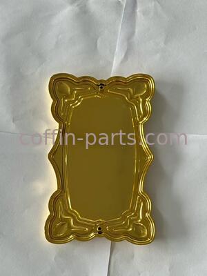 Vintage Curly Ornament Frame Casket Name Plate Coffin Accessories Funeral Hardware Decorative Supplies