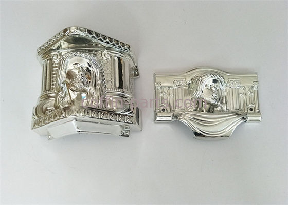 Coating Film Plating Casket Corners With Christ Model Customized Size