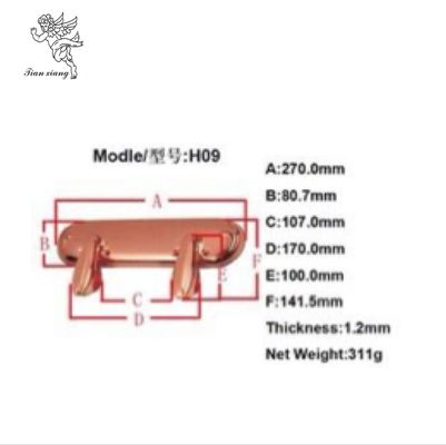 Funeral Products Gold Plastic Coffin Handle Swing European Style