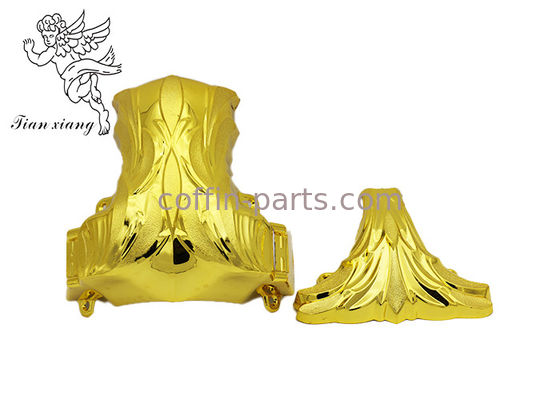 Im amerikanischen Stil Begräbnis- Gold-oder Silber-Plastikschatullen-Ecke 1#