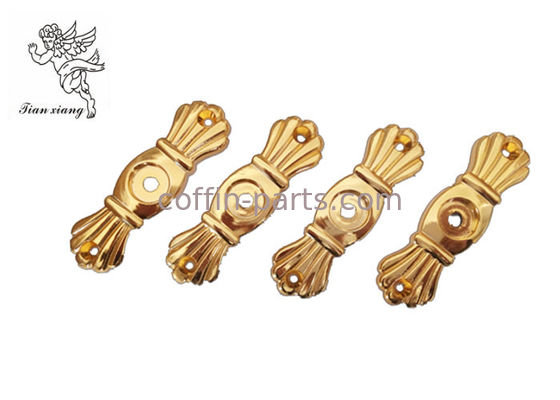 Goldbegräbnis- Sarg HardwareBracket, das mit Schraube, Schatullen-Hardware-Lieferanten zusammenpaßt