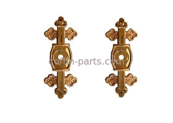 Blasse Goldsarg-Klammer-Oberflächen-Dekorations-Kreuz-Form für Schatullen-Schraube